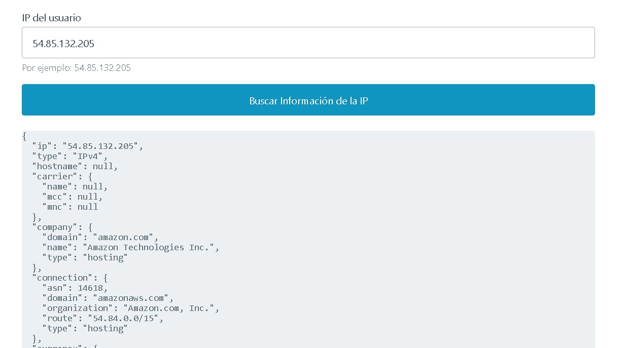 Homepage of my Analizer IP